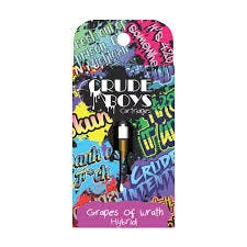 Crude Boys | Vape Cart - 1g - Grapes Of Wrath (Hybrid)
