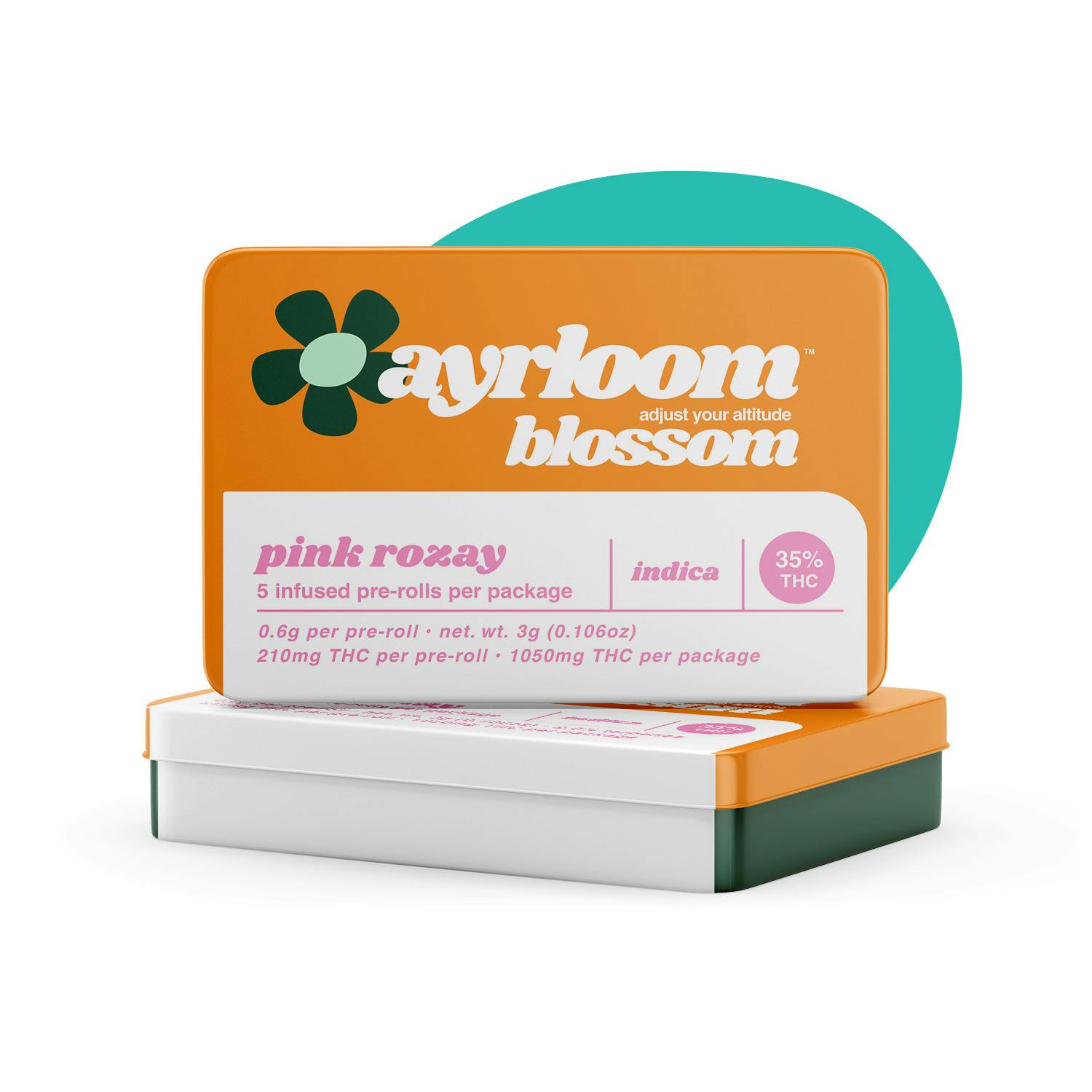 Ayrloom | Pink Rozay Infused Pre-Roll | 5 Pack