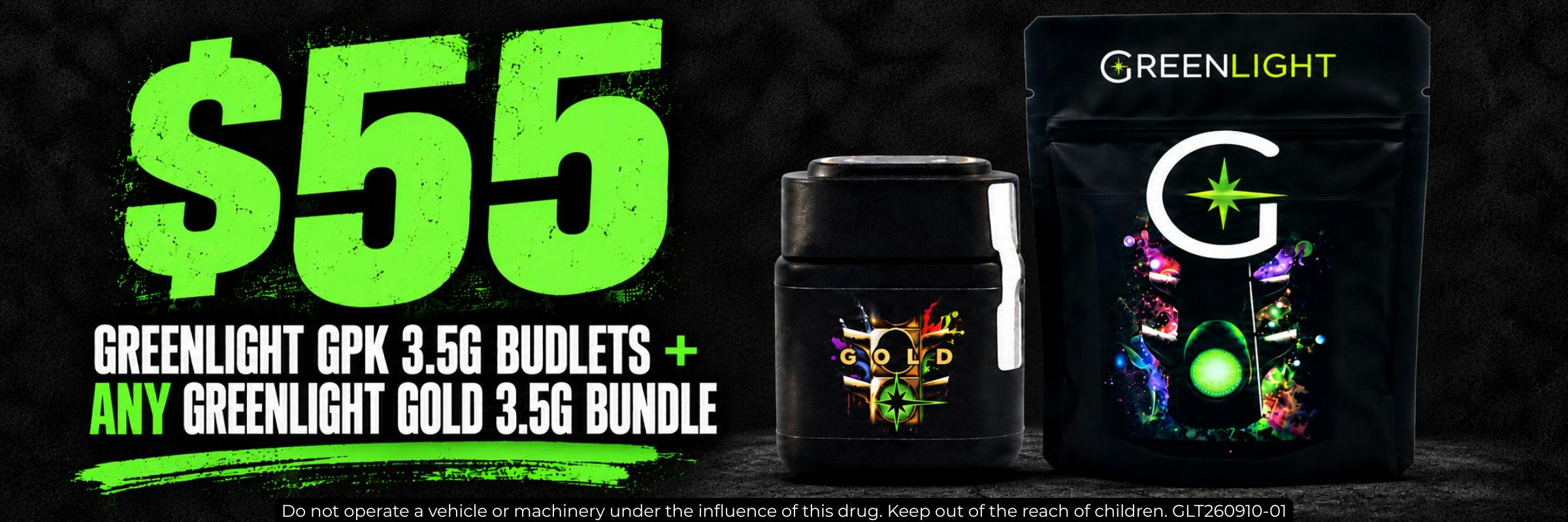 $55 Greenlight Bundle | One (1) GPK Budlet 8th + any GOLD Tier 8th