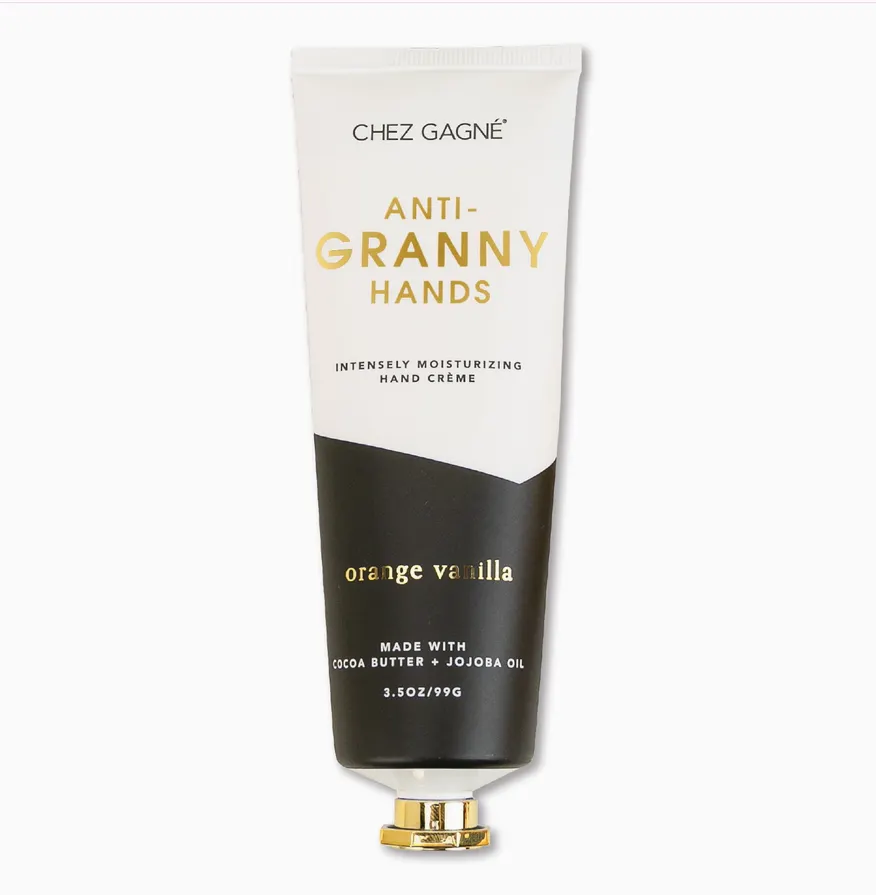 Chez Gagné: Hand Creme | Anti-Granny Hands | Orange Vanilla at