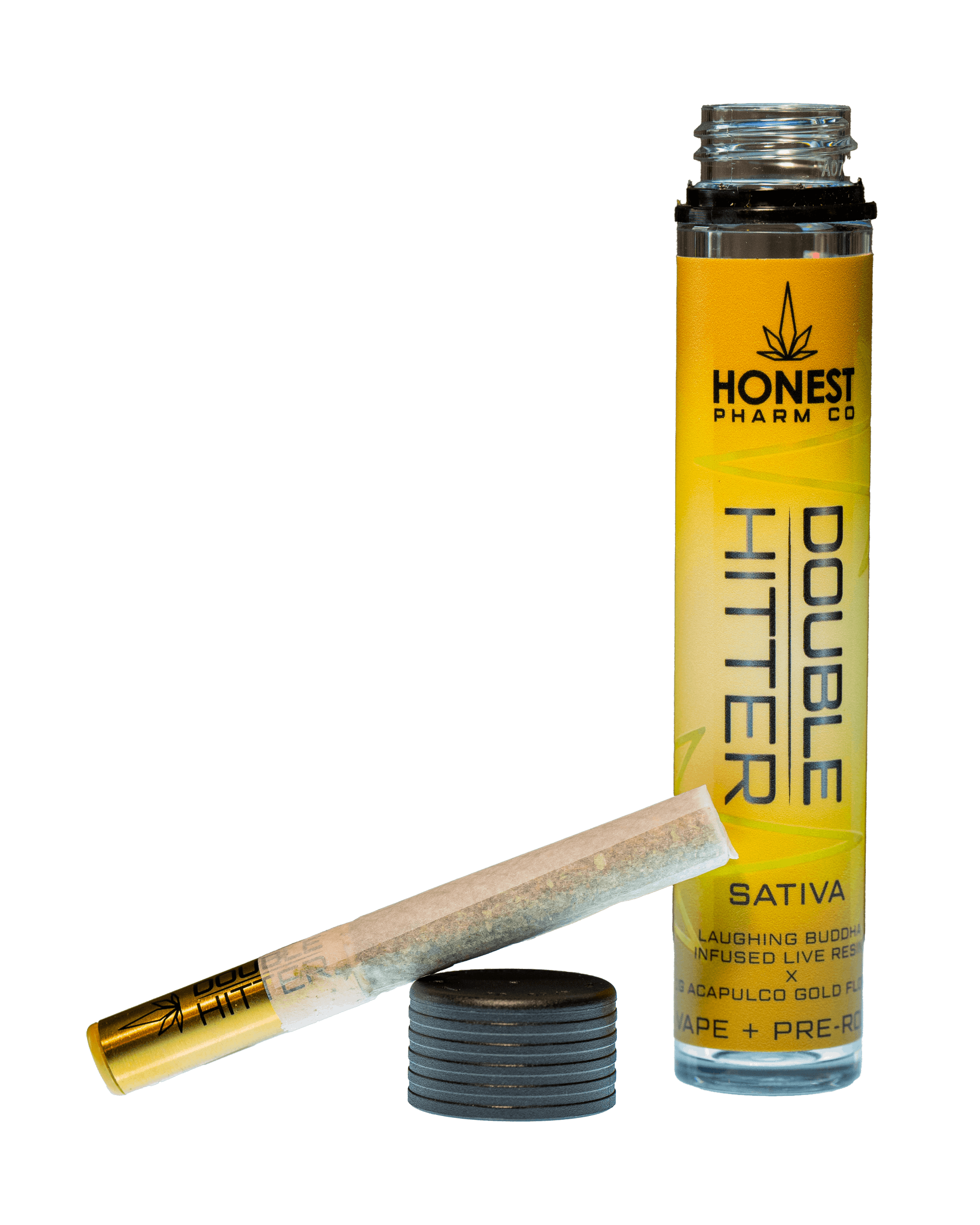Honest PharmCo | Double Hitter Sativa | Vape + Pre-Roll | 1.25g