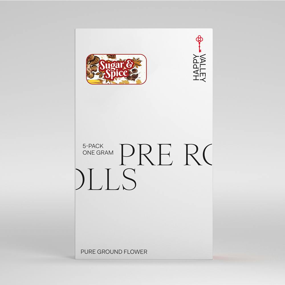 PreRoll 5Pack 5g "Sugar & Spice" Banana Jealousy Sugar Shack 5