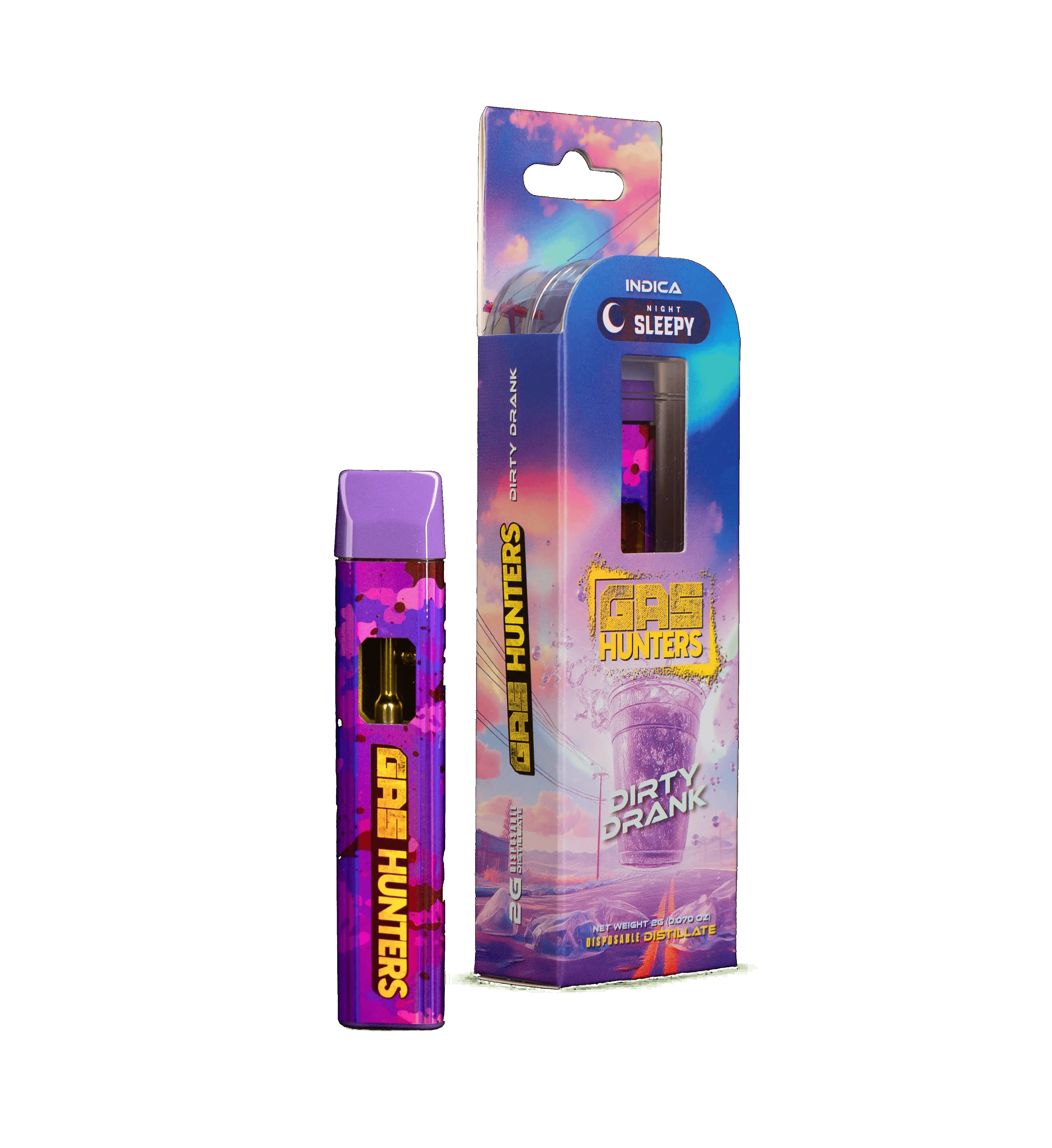 Product: Gas Hunters | Disposable Vape - 2g - Dirty Drank