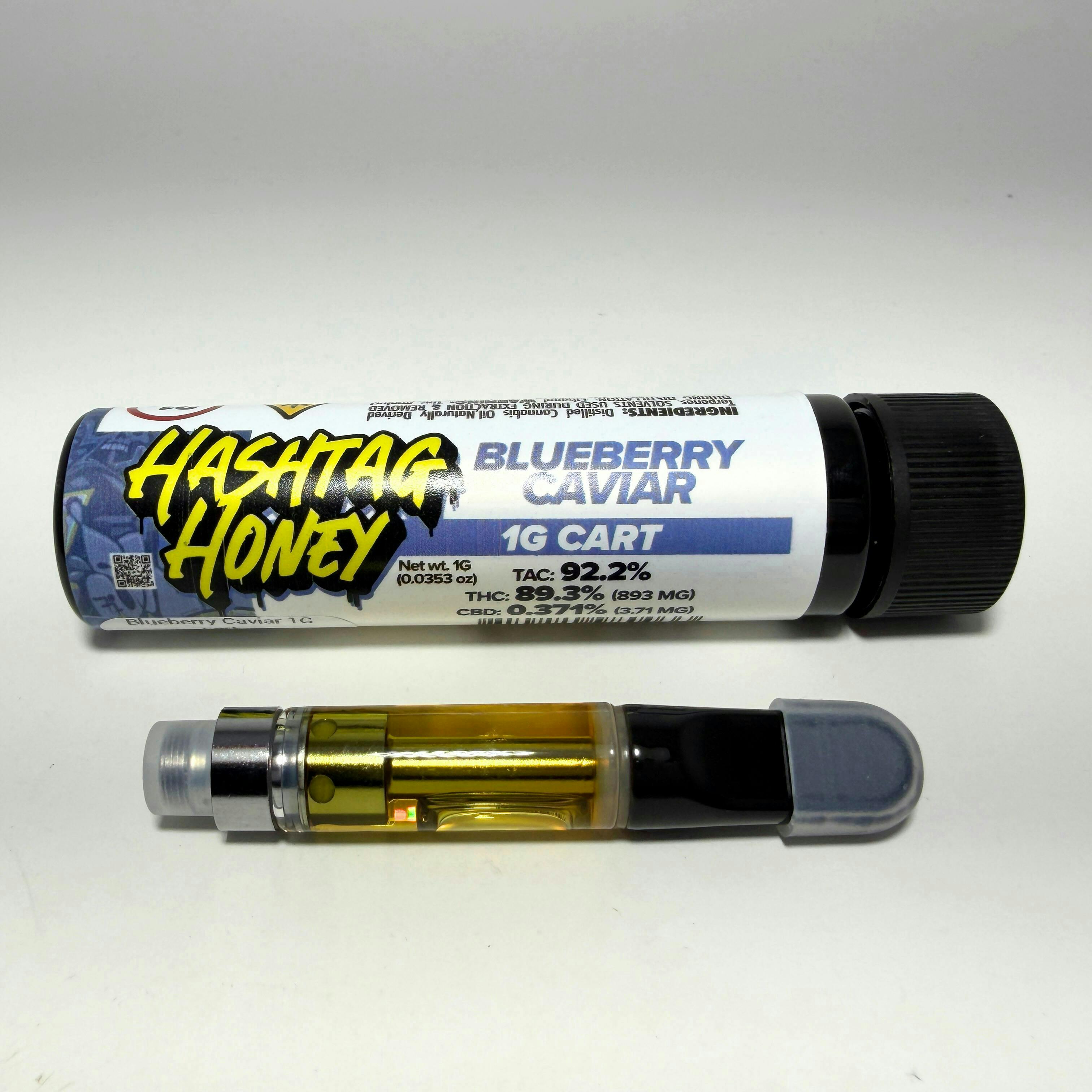 Hashtag Honey | Blueberry Caviar | Cart | 1g