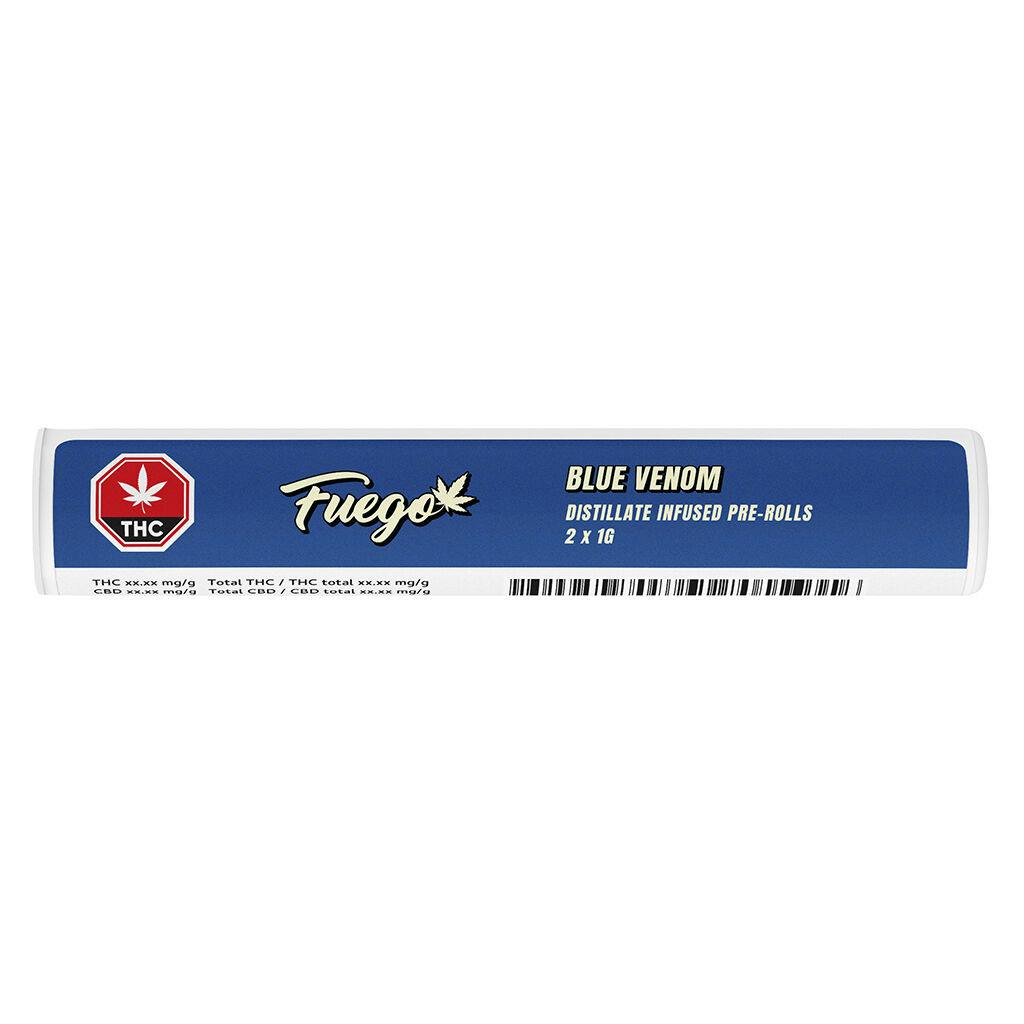 Blue venom distillate infused prj - 2x1g