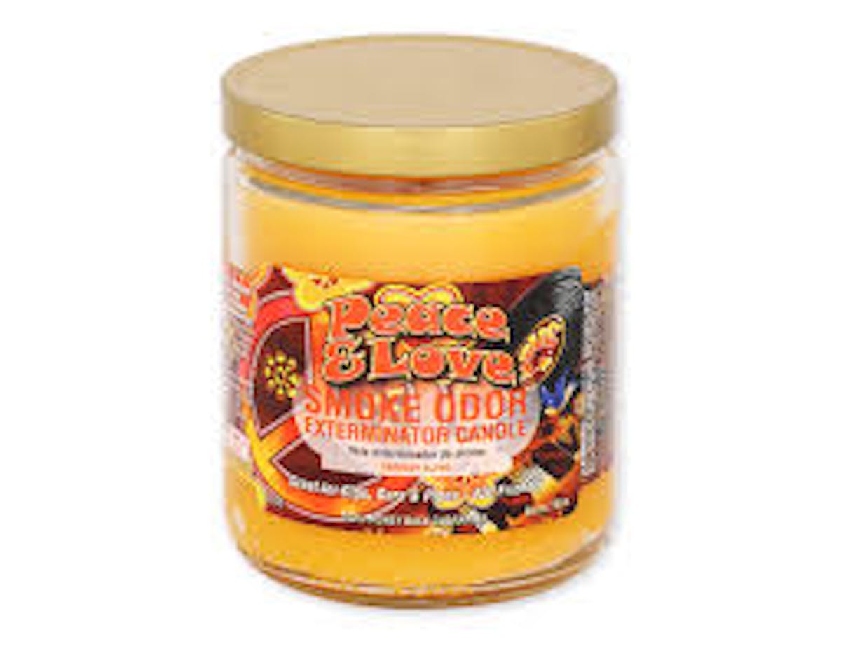 Photo of Smoke Odor Peace & Love Candle