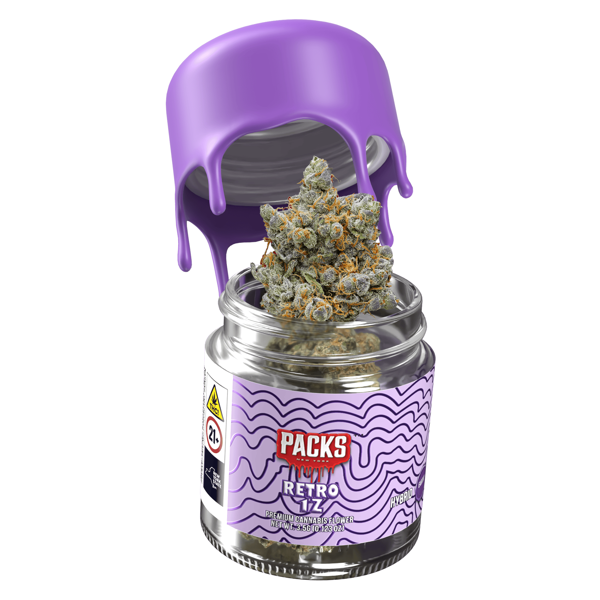 PACKS Packs | Retro 1Z | 3.5g Flower | Hybrid - Stoops NYC