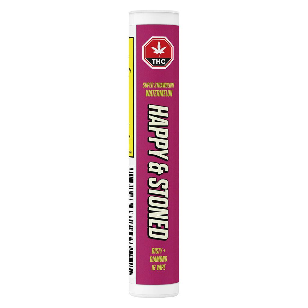 Happy & stoned - super strawberry watermelon disty+diamond 510 cart