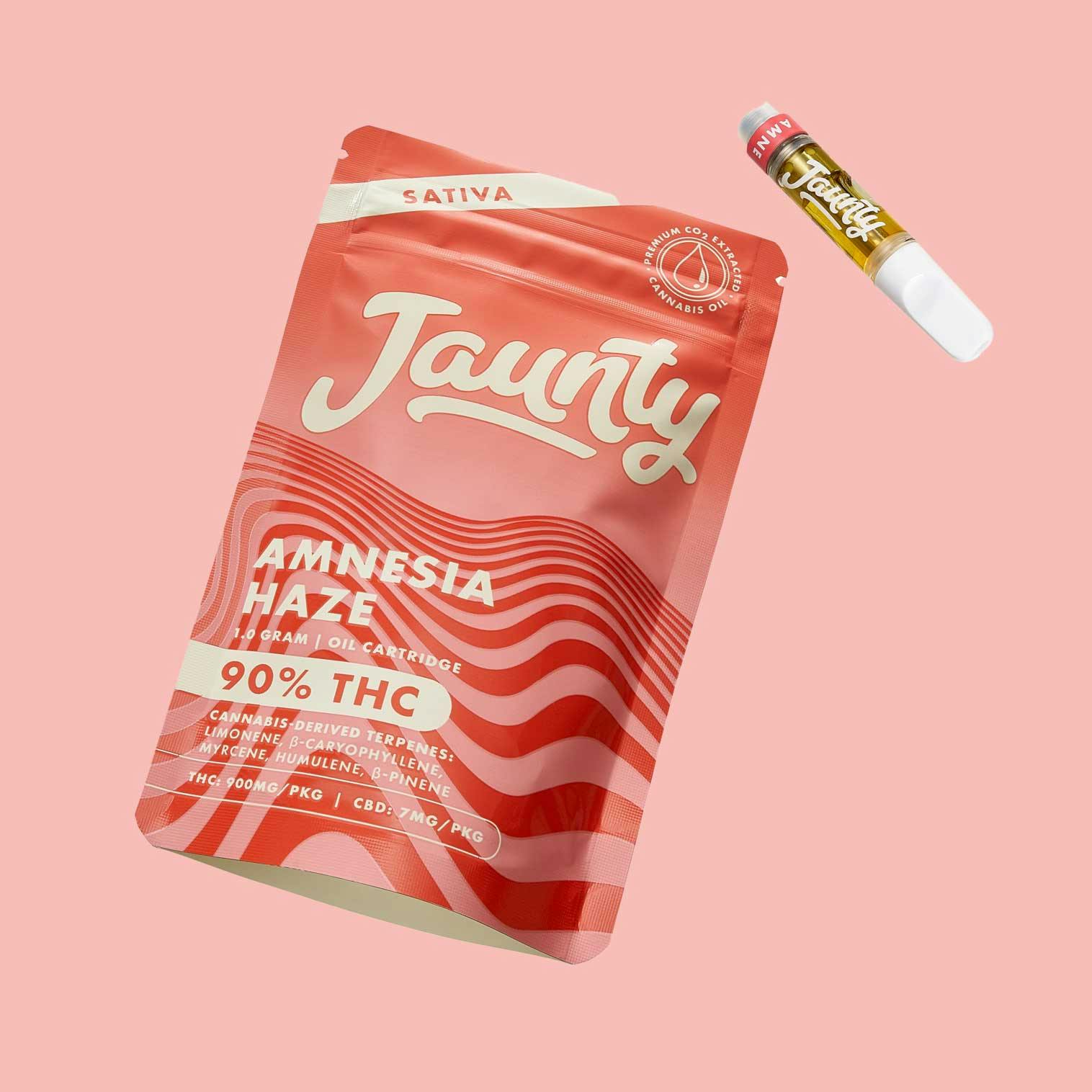 Jaunty Vape Cartridge | 1g | Amnesia Haze