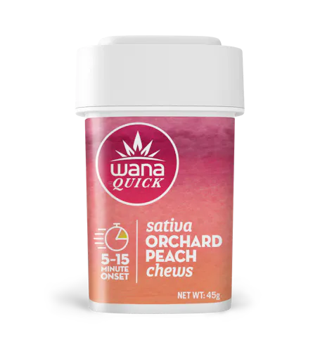 Quick Orchard Peach Sativa Chews [10 pack] | 100mg-1