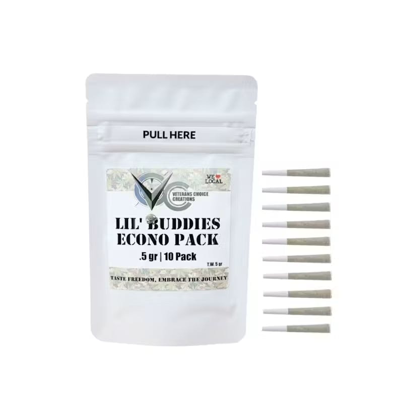 Veterans Choice Creations Golden Hour 10pk Lil Buddies Pre-rolls