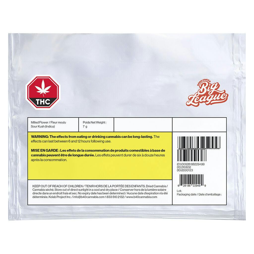 Bush league sour kush milled flower-1