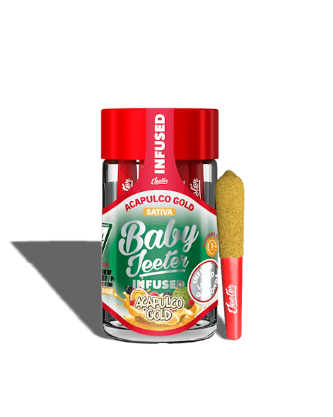 Acapulco Gold (S) - 2.5g | 5pk Infused Pre-Rolls - Baby Jeeter