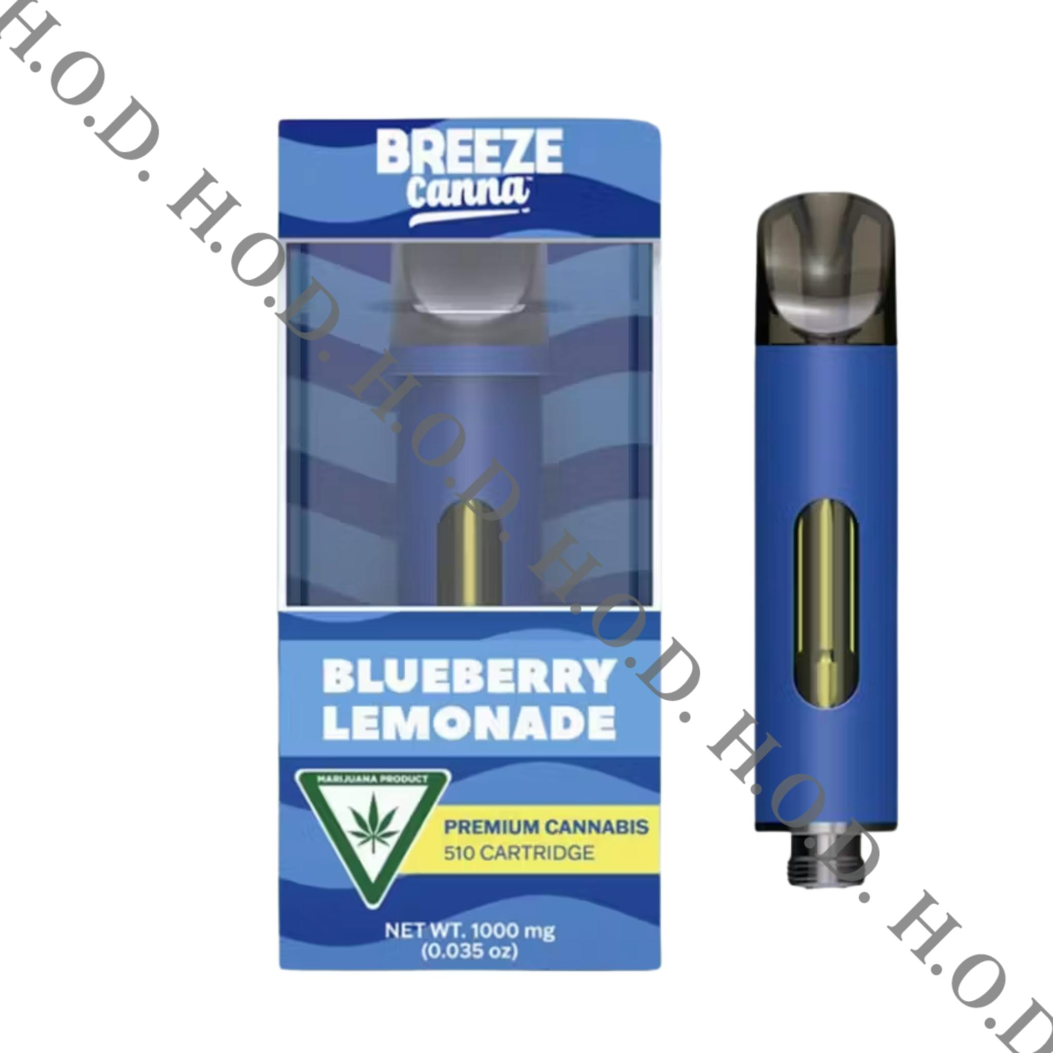 Breeze Canna Blueberry Lemonade Cart 1g | House of Dank Recreational  Cannabis - 8 Mile