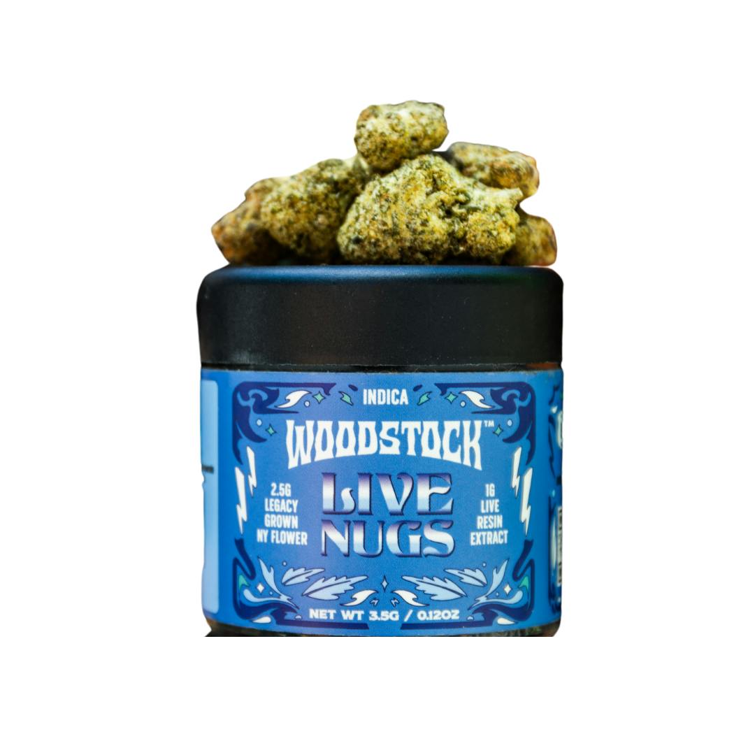 Woodstock Peanut Butter Breath x Grapes & Cream Live Nugs Doobie