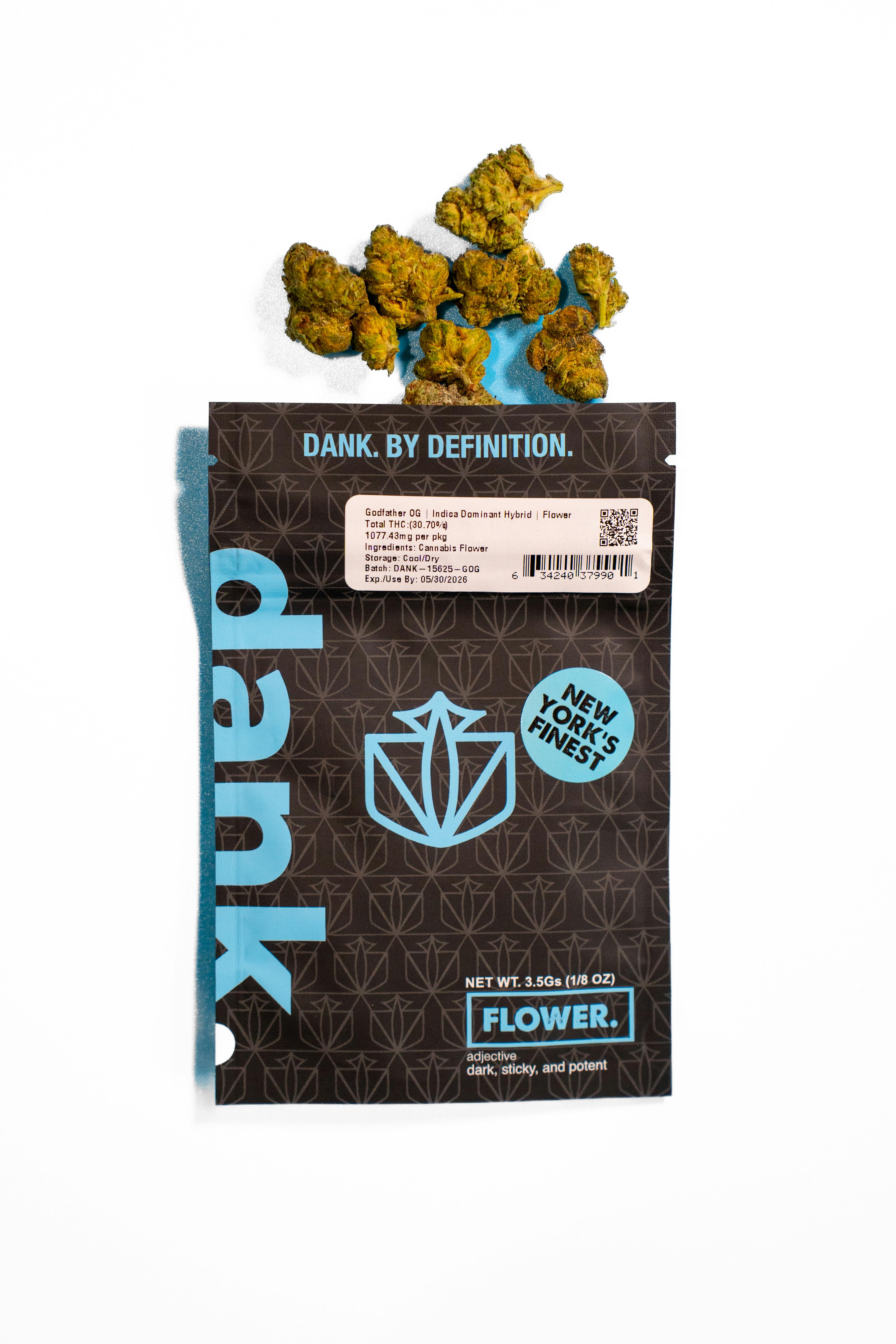 Dank | 3.5g Flower Bag | Godfather OG-0