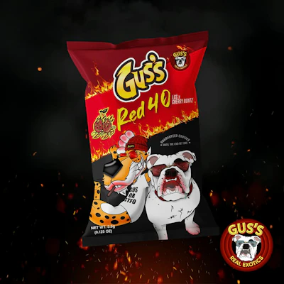 Gus's Exotics - 3.5g Prepack - Red 40 - FLOWER by Gus's Exotics at King of Budz