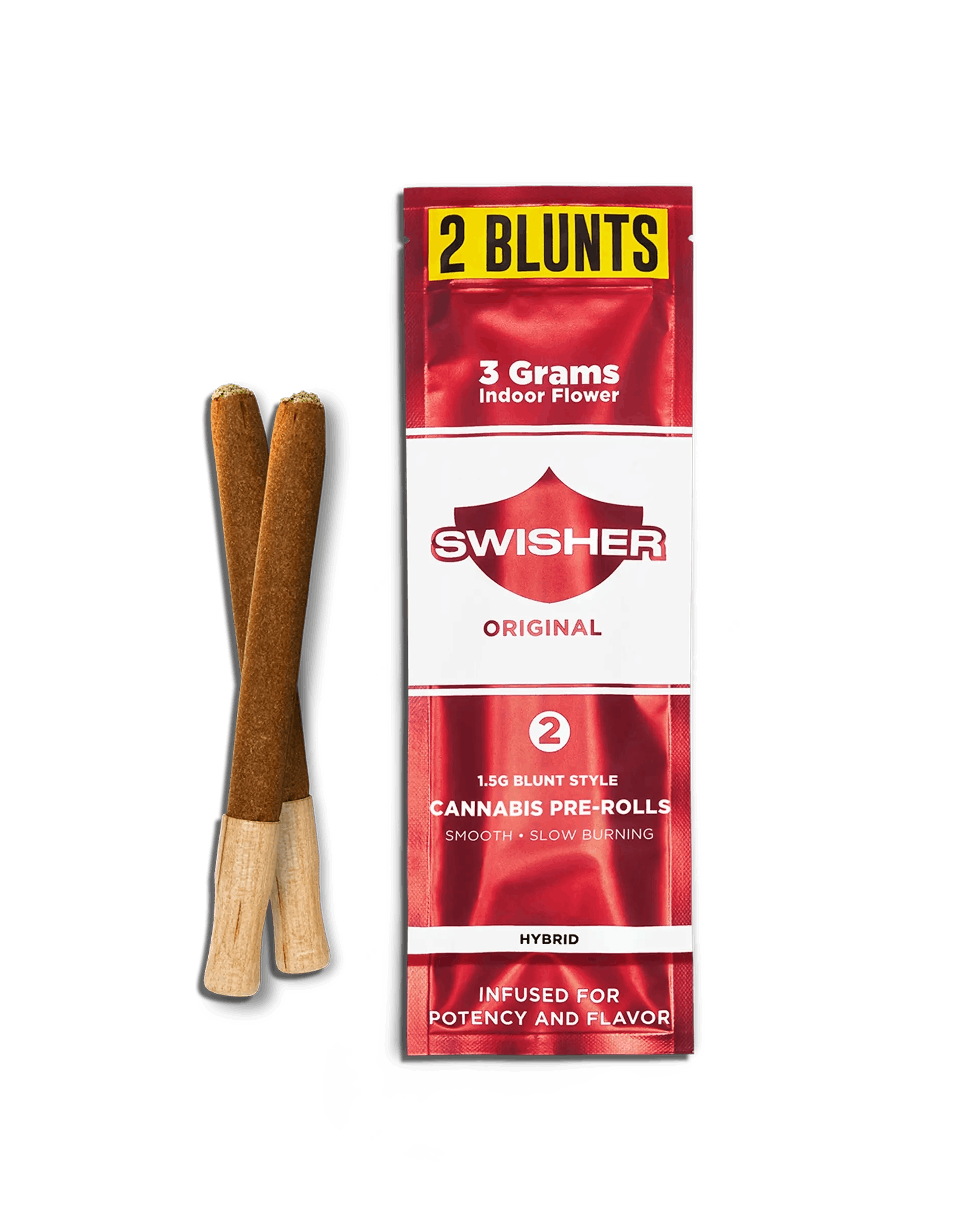 Swisher - 2-Pack 1.5g Infused Blunts - Original (H)