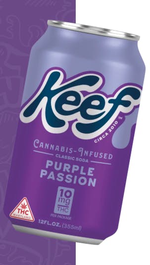Product CoC Keef Soda 12oz - Purple Passion 100mg