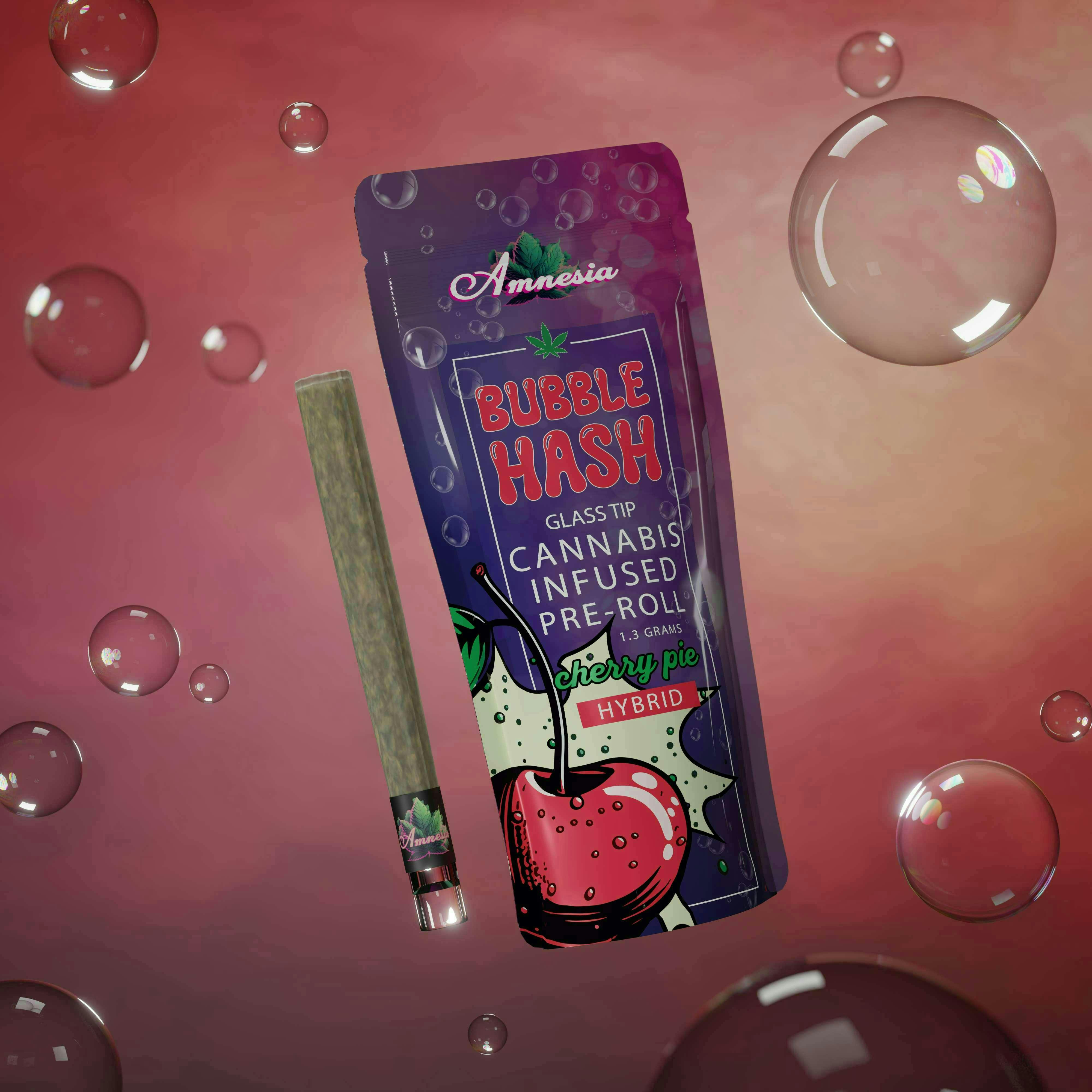 AMNESIA AMNESIA | CHERRY PIE | INFUSED PRE-ROLL (GLASS TIP) | 1.3G | HYBRID — PRE_ROLLS