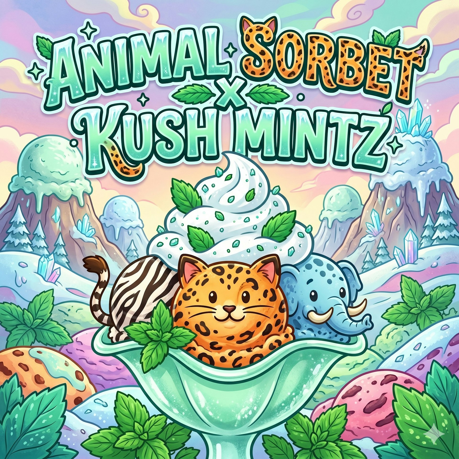Root & Sol - Animal Sorbet x Kush Mints - Buds