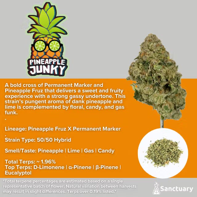 Sanctuary - Pre-Ground 7g - Pineapple Junky
