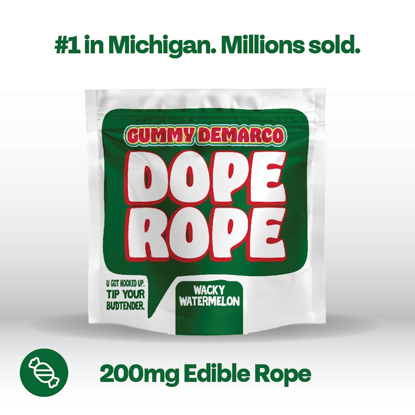 Dope Rope - Wacky Watermelon 200mg Gummy