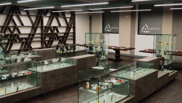 Apothca Cannabis Eugene storefront or retail location in Eugene, OR