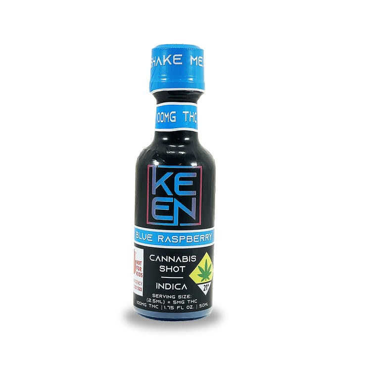 Keen: Indica Blue Raspberry - Beverage Shot 100mg