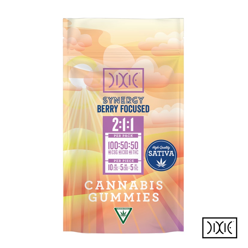 Dixie | 100mg Gummies | Synergy Berry Focused