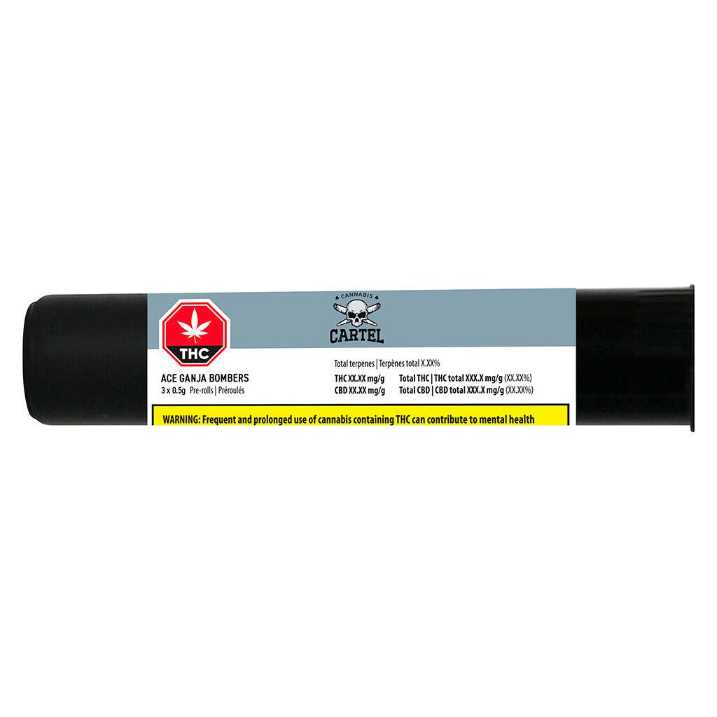 Cannabis Cartel - Ace Ganja Bombers PRJs - 3x0.5g