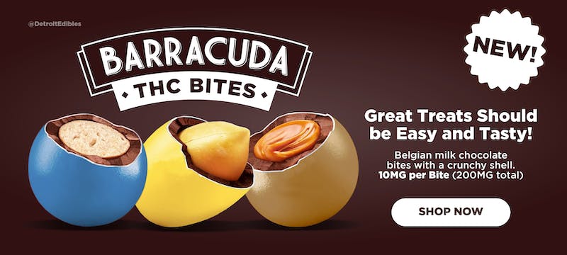 Get New Barracuda THC Bites From Detroit Edibles!