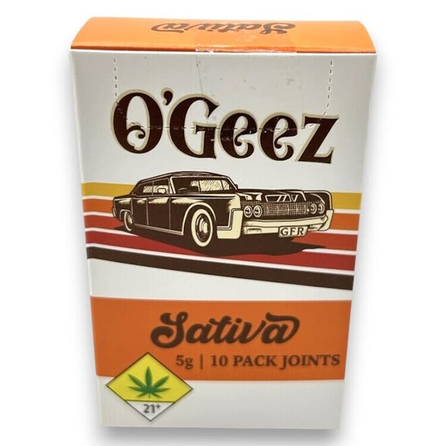 O' Geez - OG PR 5g (10pk) (S) - SATIVA - Alaskan Thunder Fuck - 5g
