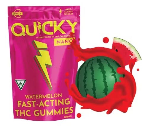 Product: Quicky | Watermelon Indica Gummy | 10mg