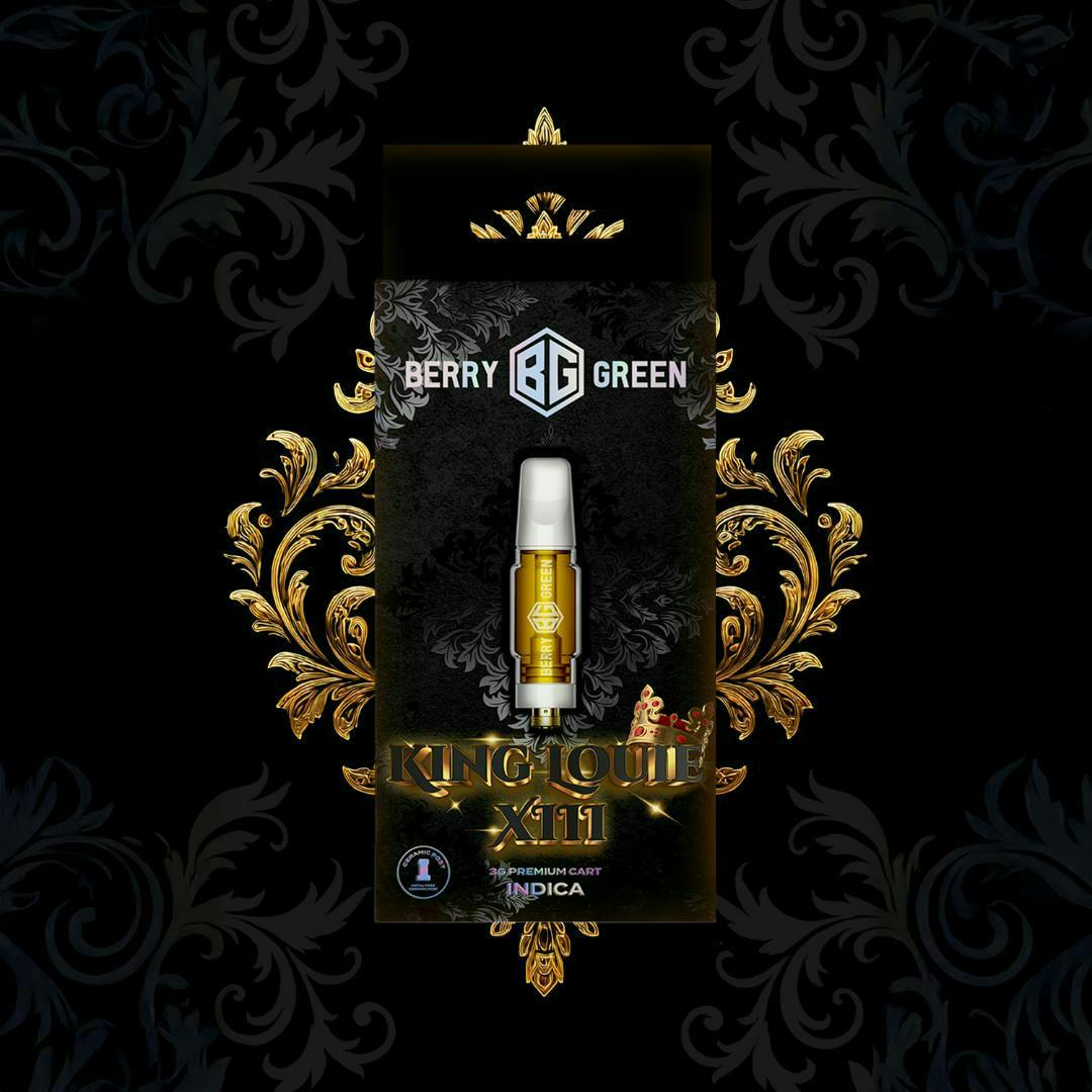 King Louie Xiii Cart Indica by Berry Green – Vapes at Gatsby Cannabis