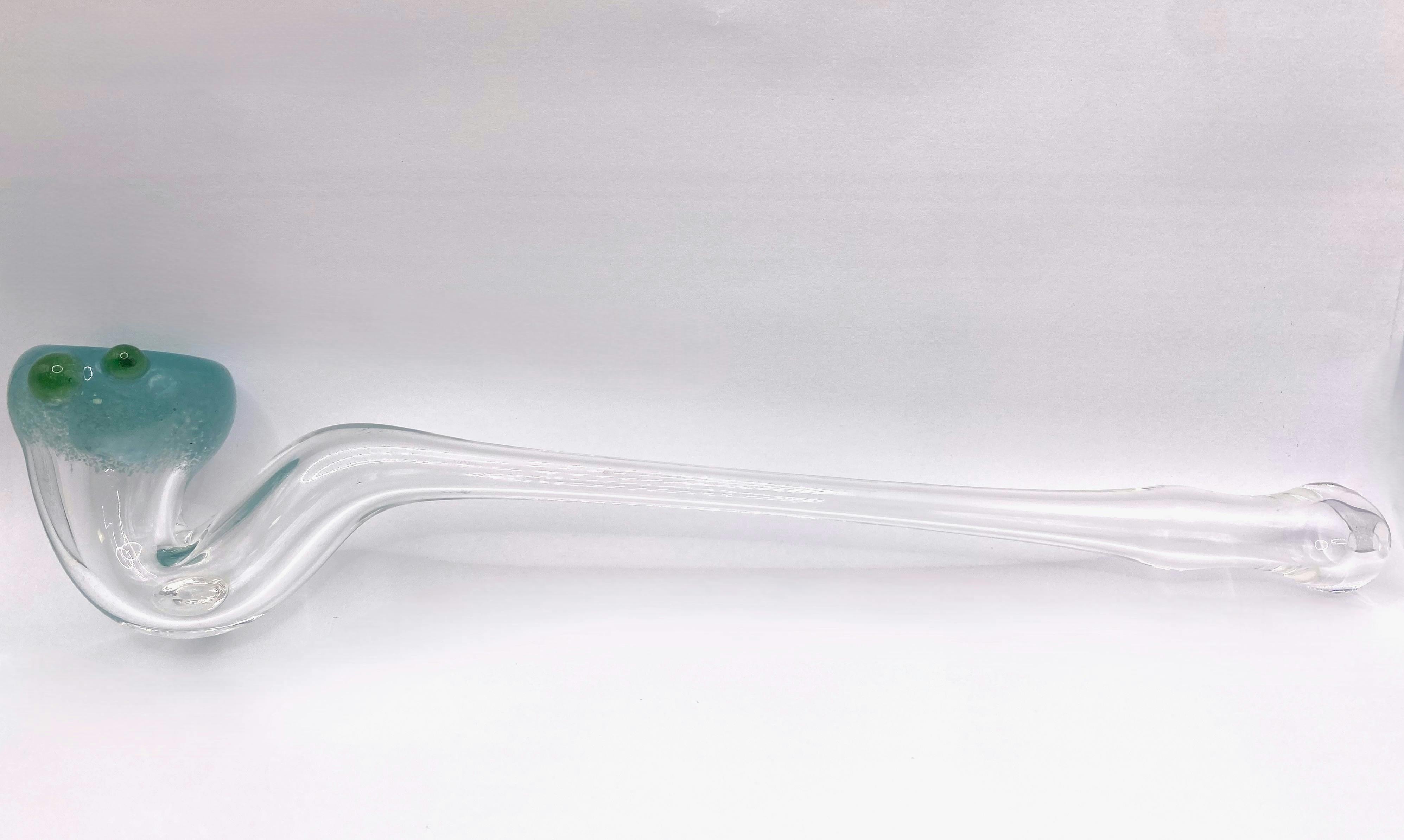 Product: King Glass | Hand Blown Wizard/Sherlock Pipe - 10"