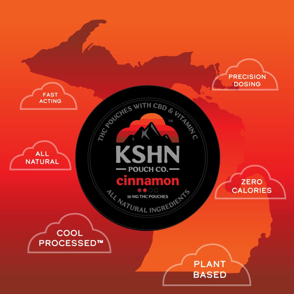 KSHN | THC Pouch 20-Pack - 200mg - Cinnamon