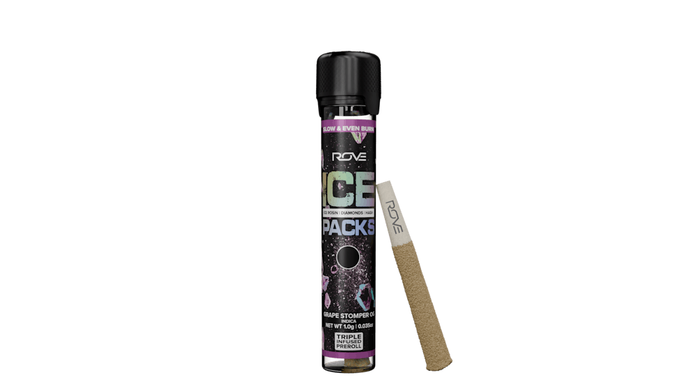 Product Grape Stomper - 1G Triple Infused Ice Packs (Rosin, Hash, and Diamonds)
