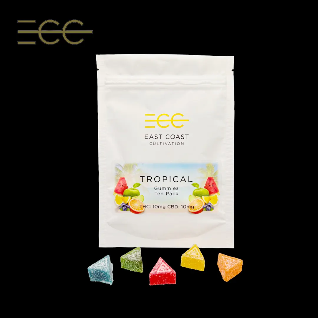 Tropical | Gummies | 10mg | 10pk | Solar Cannabis Co. Weed