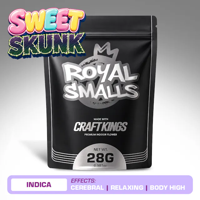 Craft Kings Royal Smalls Sweet Skunk 28g (indica, flower)