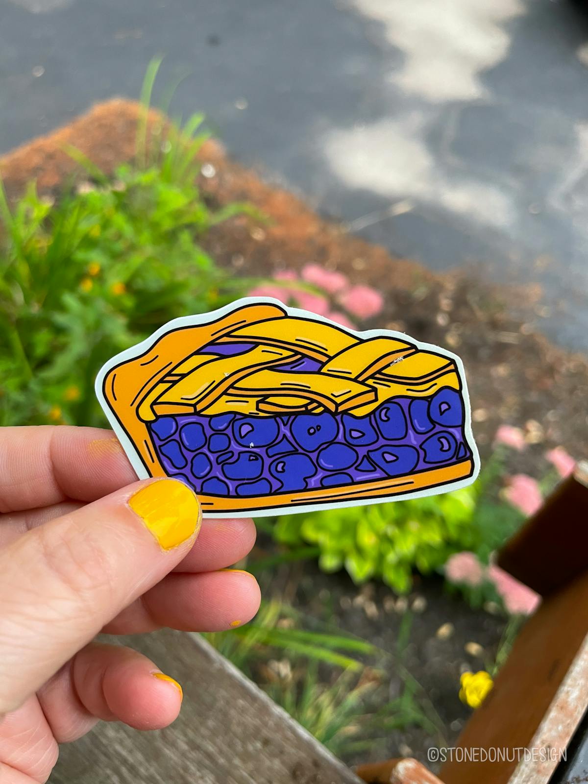 Image of Blueberry Pie Sticker