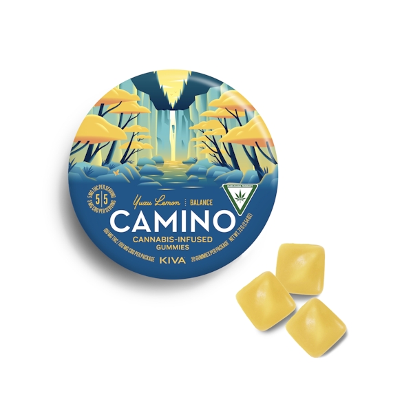 Camino | Yuzu Lemon 1:1 THC:CBD Gummies | 100mg:100mg