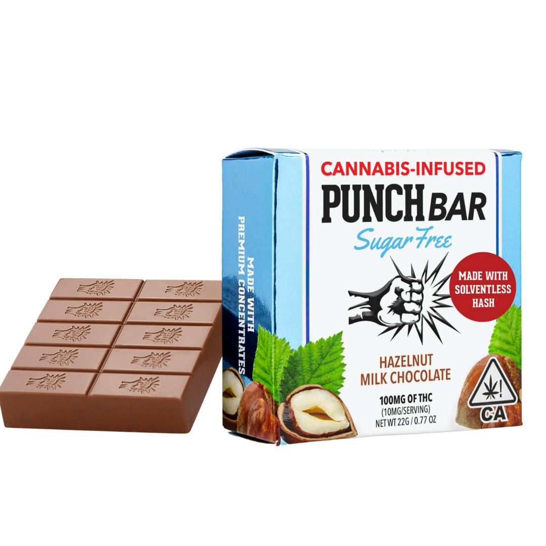 HAZELNUT MILK CHOCOLATE SOLVENTLESS ROSIN BAR (SUGAR FREE)
