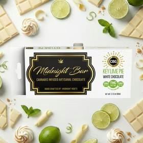 Key Lime Pie - White Chocolate 200MG by Midnight Bars – Edibles at Gatsby Cannabis