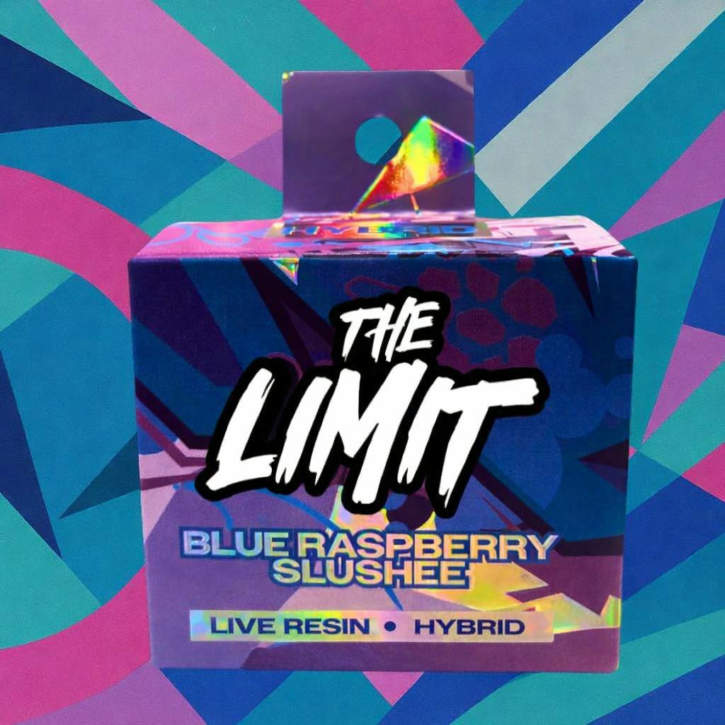 The Limit - 1g Live Resin -  Blue Raspberry Slushie