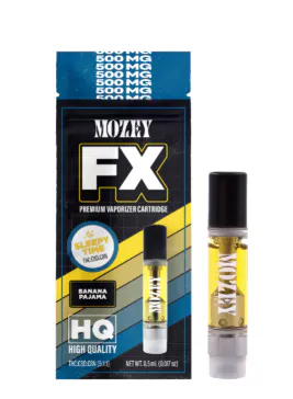Cartridge | Mozey Extracts FX | Banana Pajama THC/CBD/CBN .5g