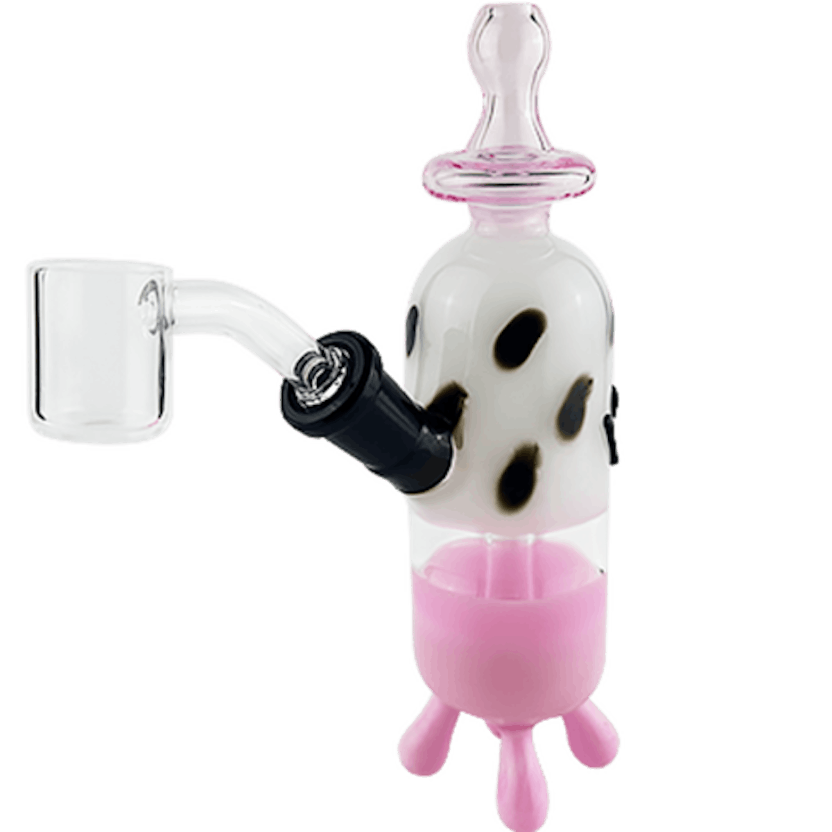 Image of 7″ SirEEL Cow Udder Rig | 14mm Quartz Banger Included