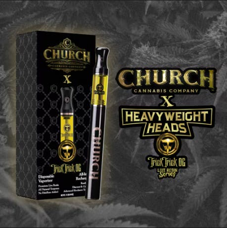 CHURCH x TRICK TRICK | OG | LIVE RESIN DISPOSABLE INDICA