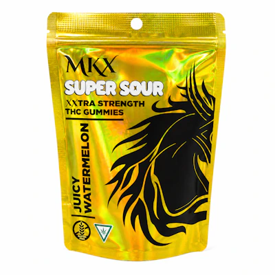 MKX - 200mg Gummies - Super Sour Watermelon - EDIBLES by MKX Oil Co. at King of Budz