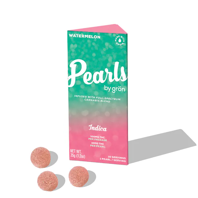 Grön Watermelon Pearls - THC - Indica